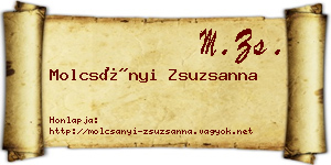 Molcsányi Zsuzsanna névjegykártya